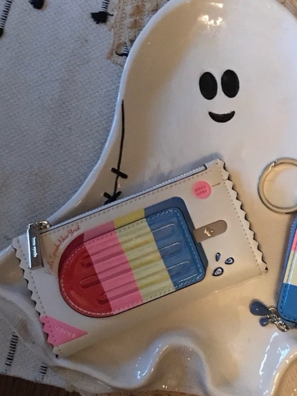 kate spade ♠️ Snack Stand Popsicle 🍭Zip Wallet with Multicolor Accents NWT